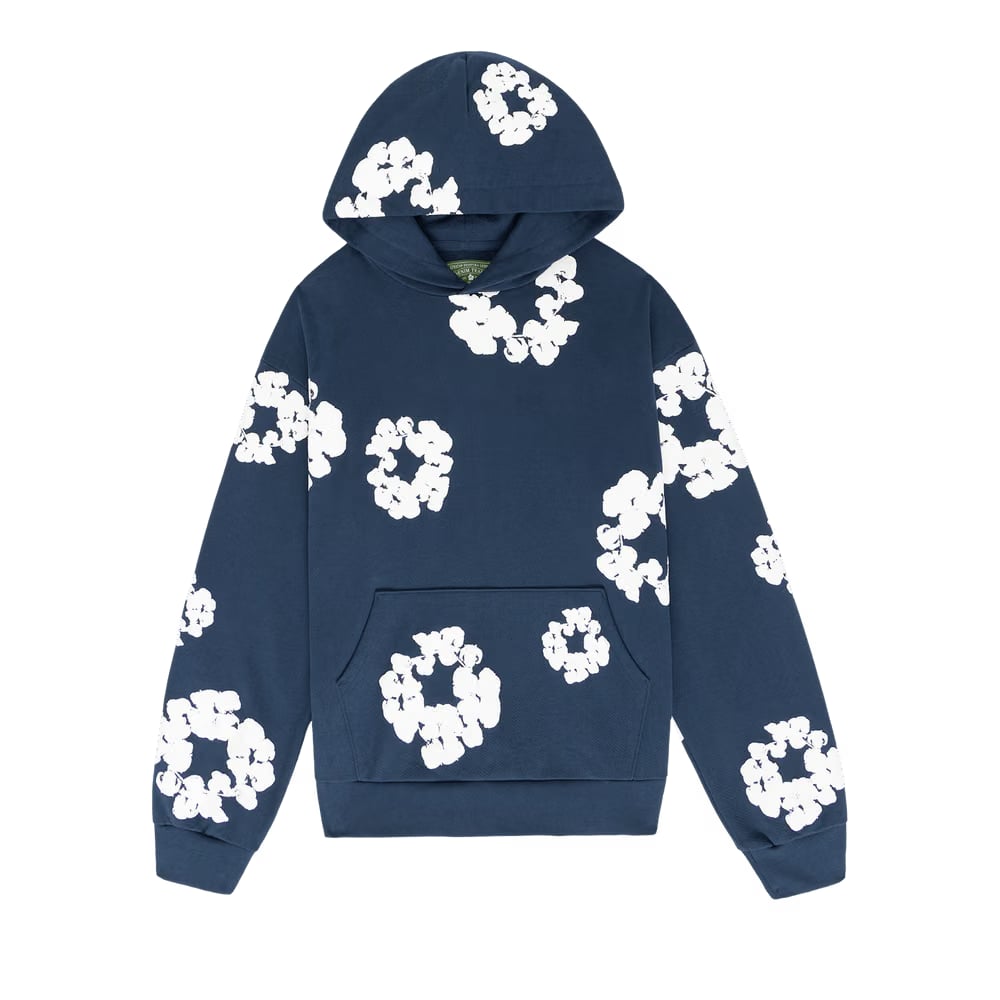 Denim Tears Cotton Wreath Sweatshirt Navy