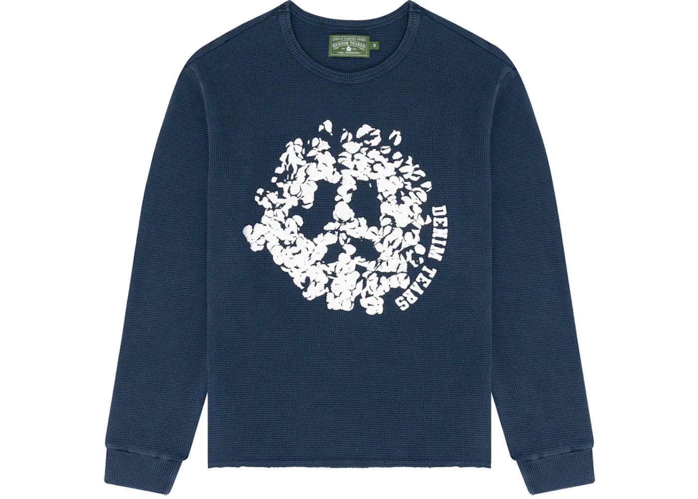 Denim Tears Denim University Thermal L/S T-Shirt Navy
