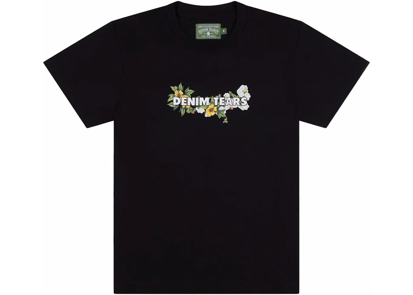 Denim Tears Logo T-Shirt Black
