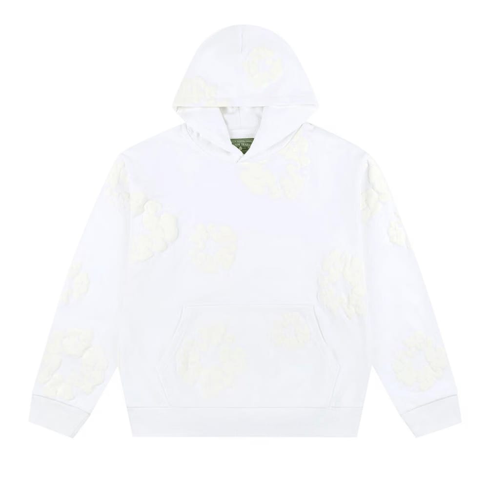 Denim Tears Mono Cotton Wreath Sweatshirt White