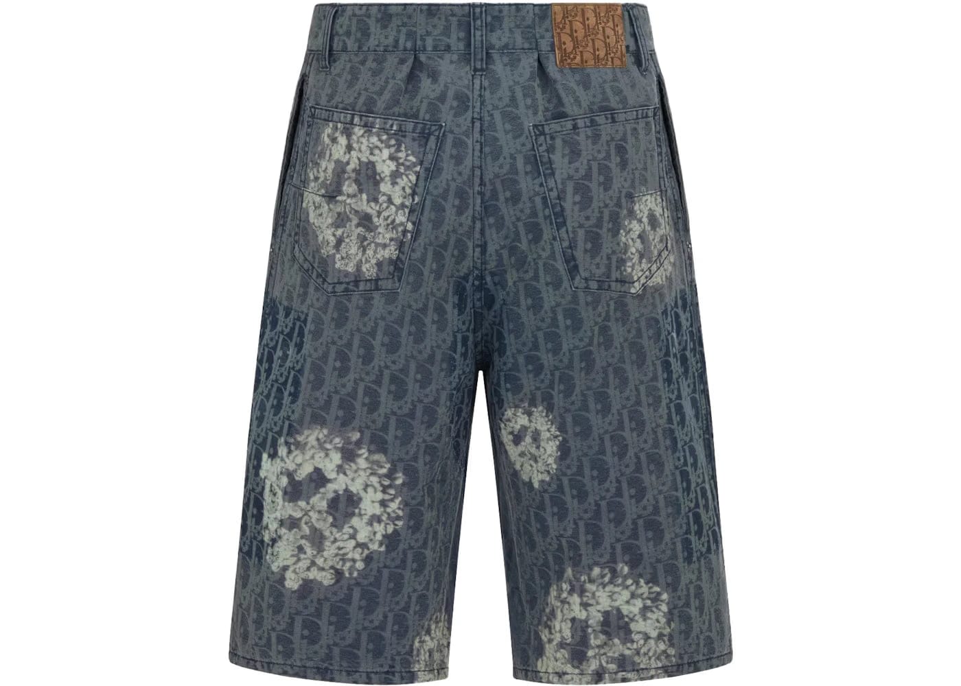 Dior x Denim Tears Cotton Denim Bermuda Shorts Blue