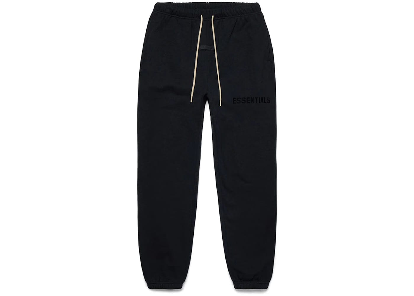 Fear Of God Essentials Cream Drawstring Sweatpant Jet Black