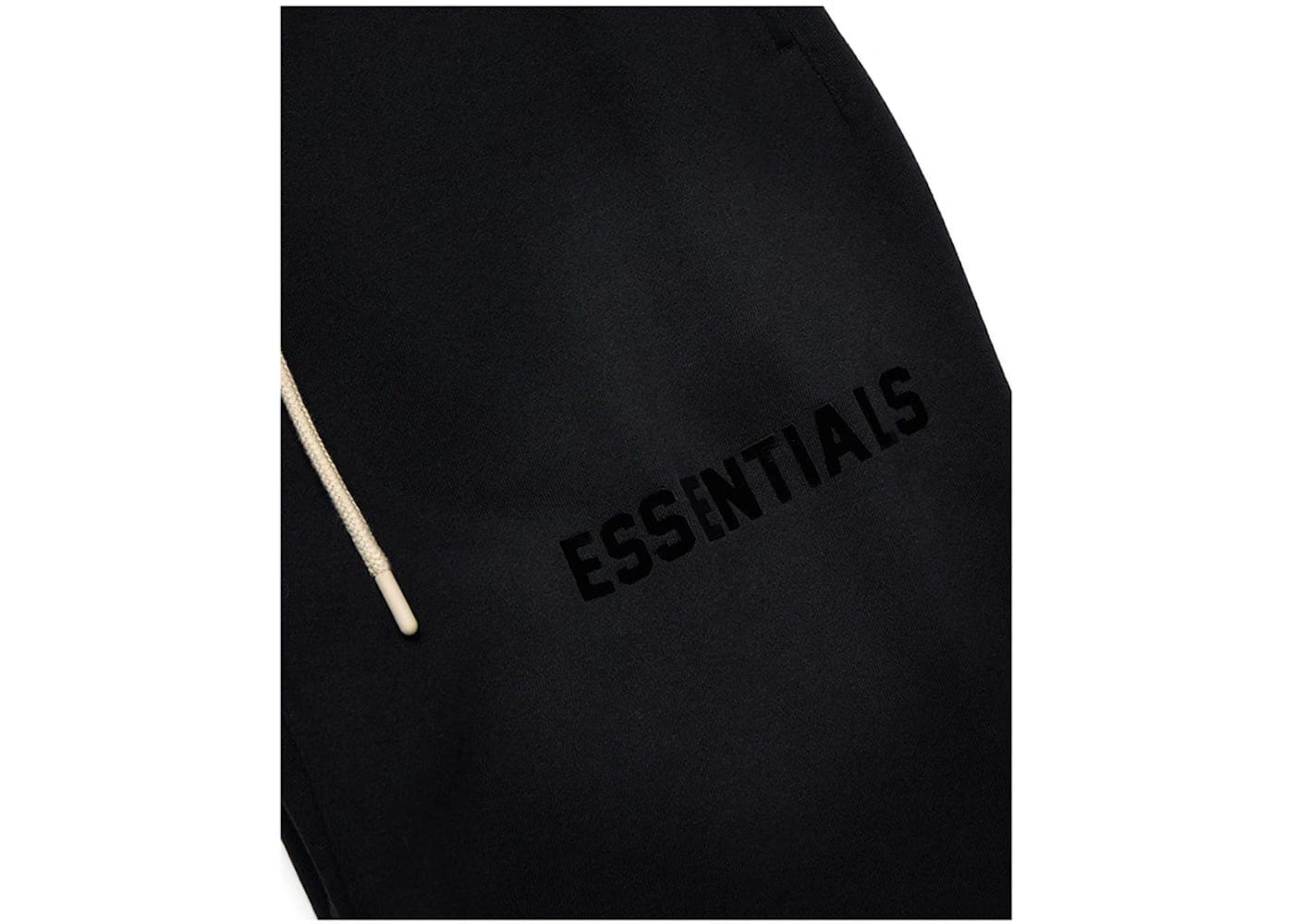Fear Of God Essentials Cream Drawstring Sweatpant Jet Black