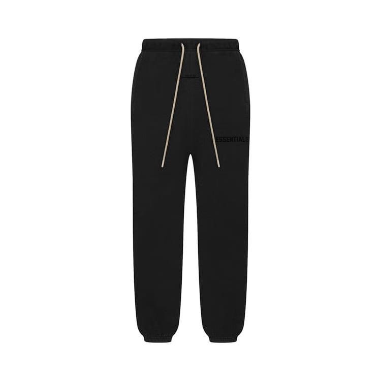 Fear Of God Essentials Cream Drawstring Sweatpant Jet Black