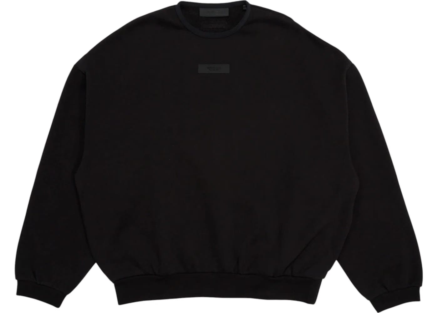 Fear Of God Essentials Crewneck Sweatshirt (Ss24) Jet Black