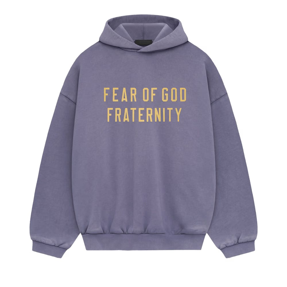 Fear Of God Essentials Heavy Fleece Hoodie Lavender