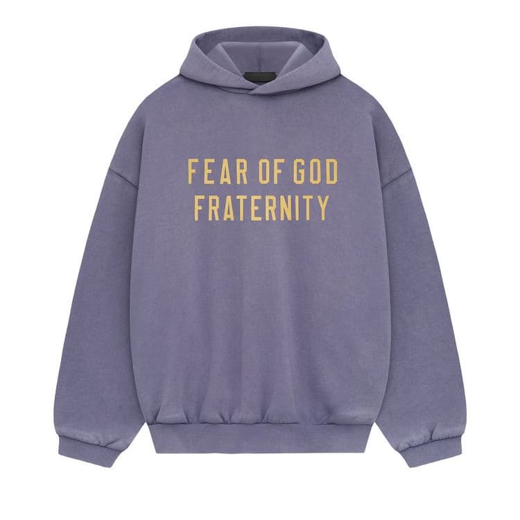 Fear Of God Essentials Heavy Fleece Hoodie Lavender