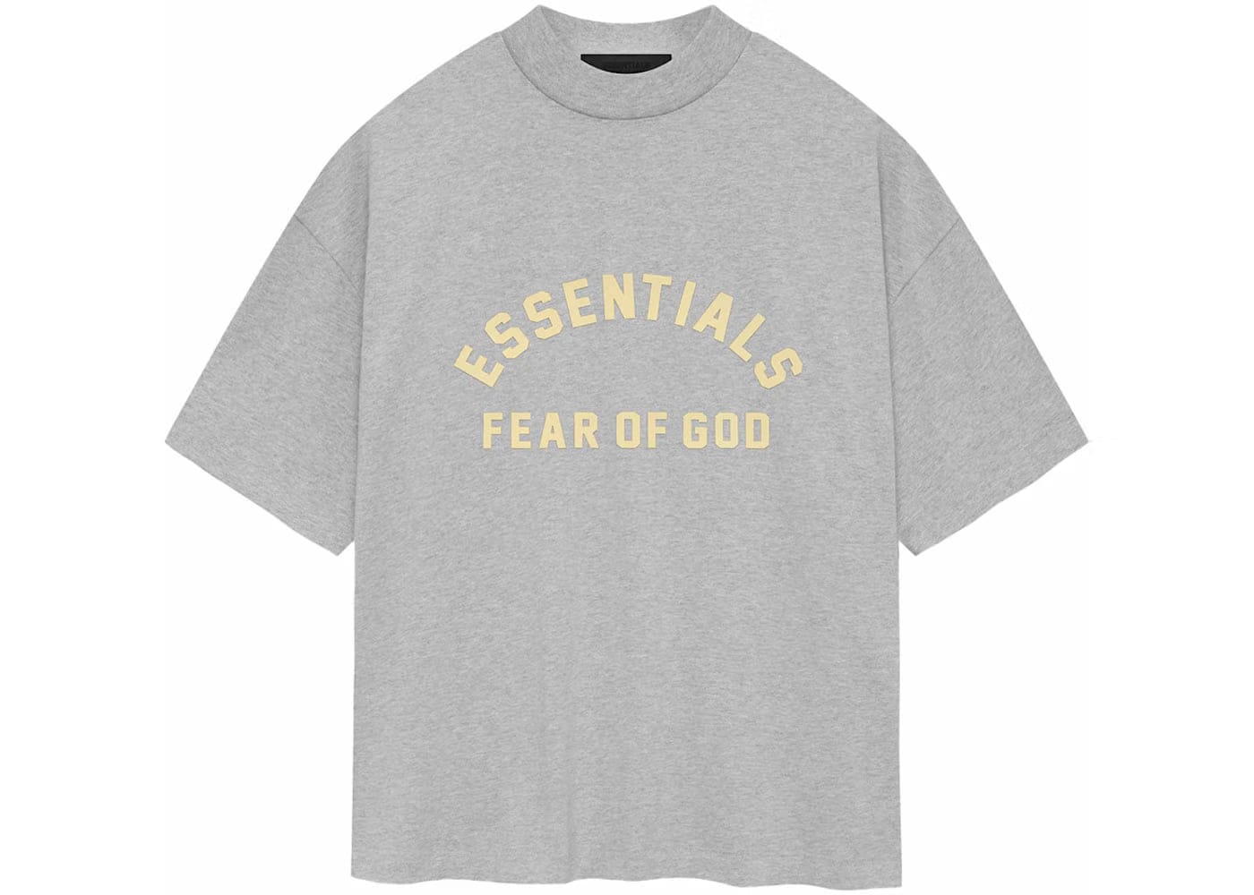 Fear Of God Essentials Heavy Jersey Crewneck T-Shirt Light Heather Grey