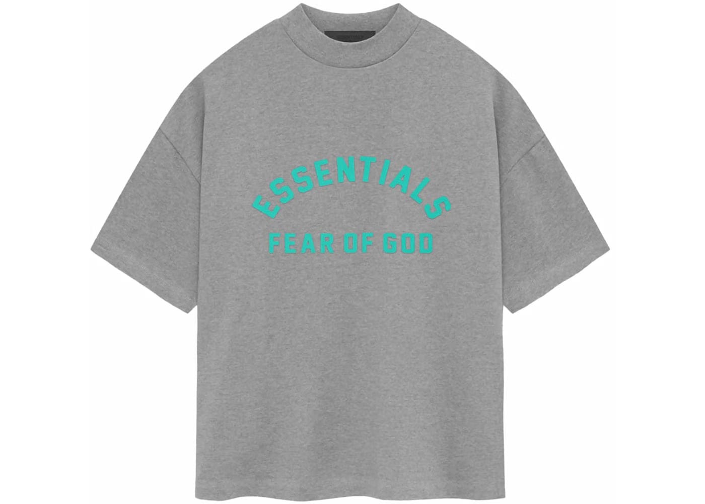 Fear Of God Essentials Heavy Jersey S/S T-Shirt Dark Heather Oatmeal