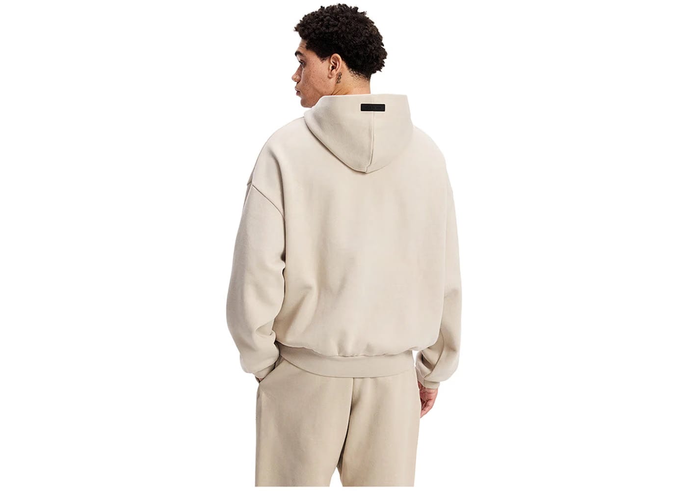 Fear Of God Essentials Hoodie Silver Cloud