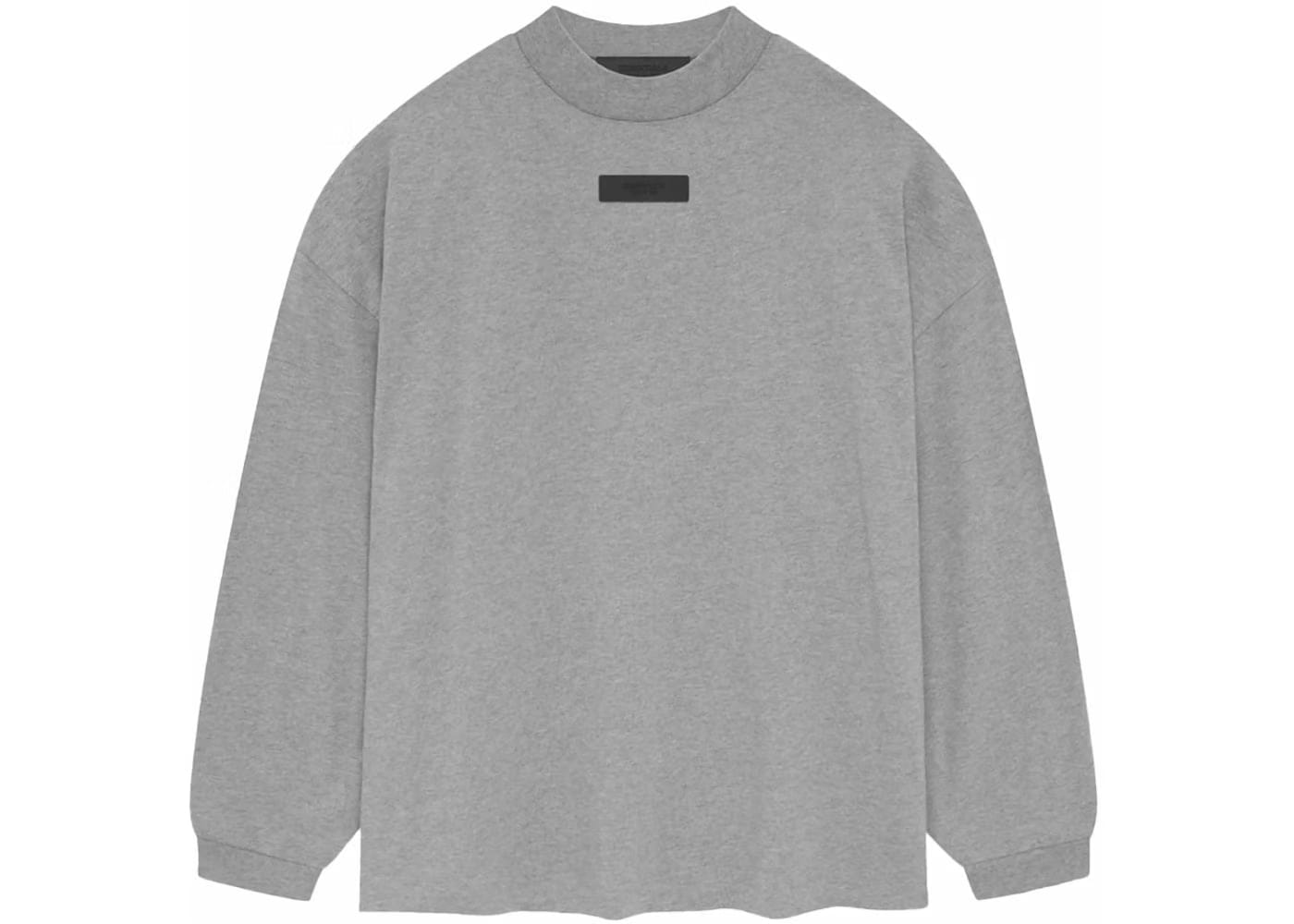 Fear Of God Essentials L/S T-Shirt Dark Heather Oatmeal