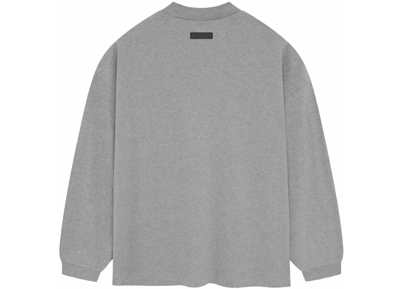 Fear Of God Essentials L/S T-Shirt Dark Heather Oatmeal