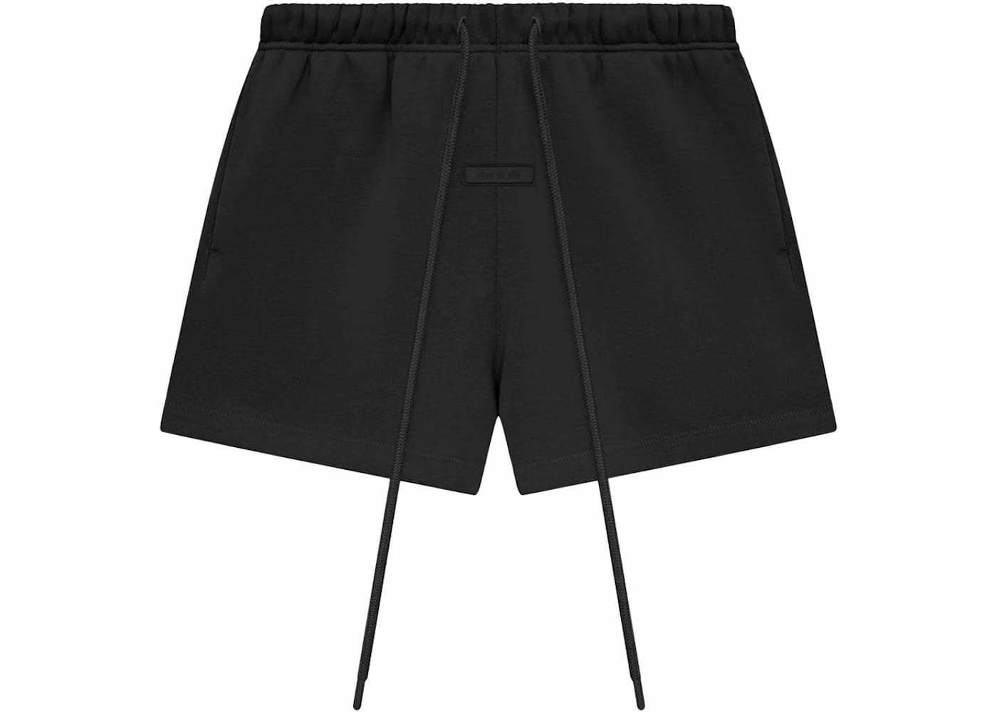 Fear Of God Essentials Running Shorts (Ss24) Jet Black