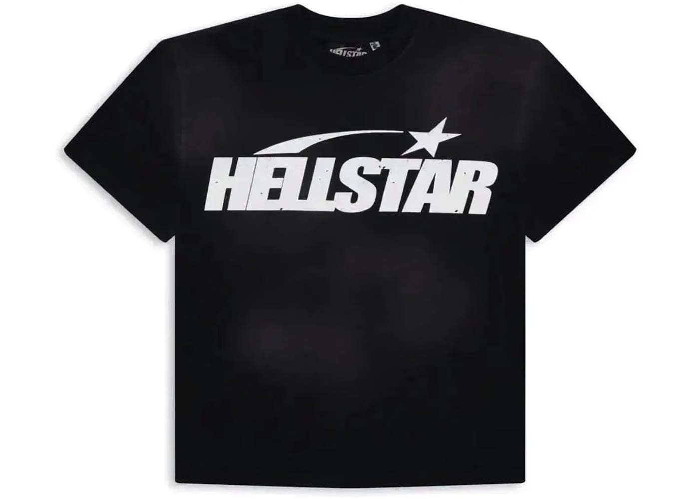 Hellstar Classic Logo Gel Print T-Shirt Black