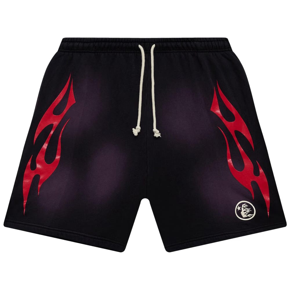 Hellstar Flame Shorts Purple