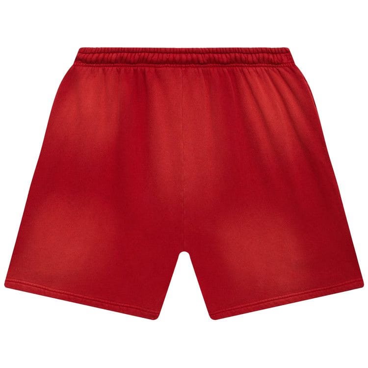 Hellstar Flame Shorts Red