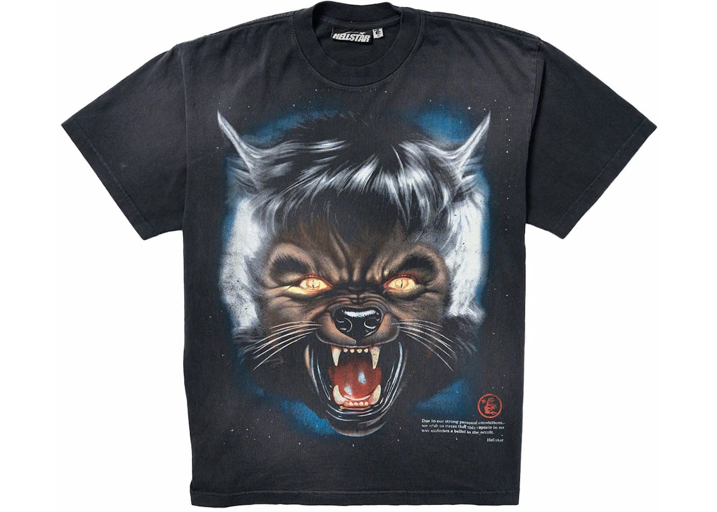 Hellstar Full Moon T-Shirt Black