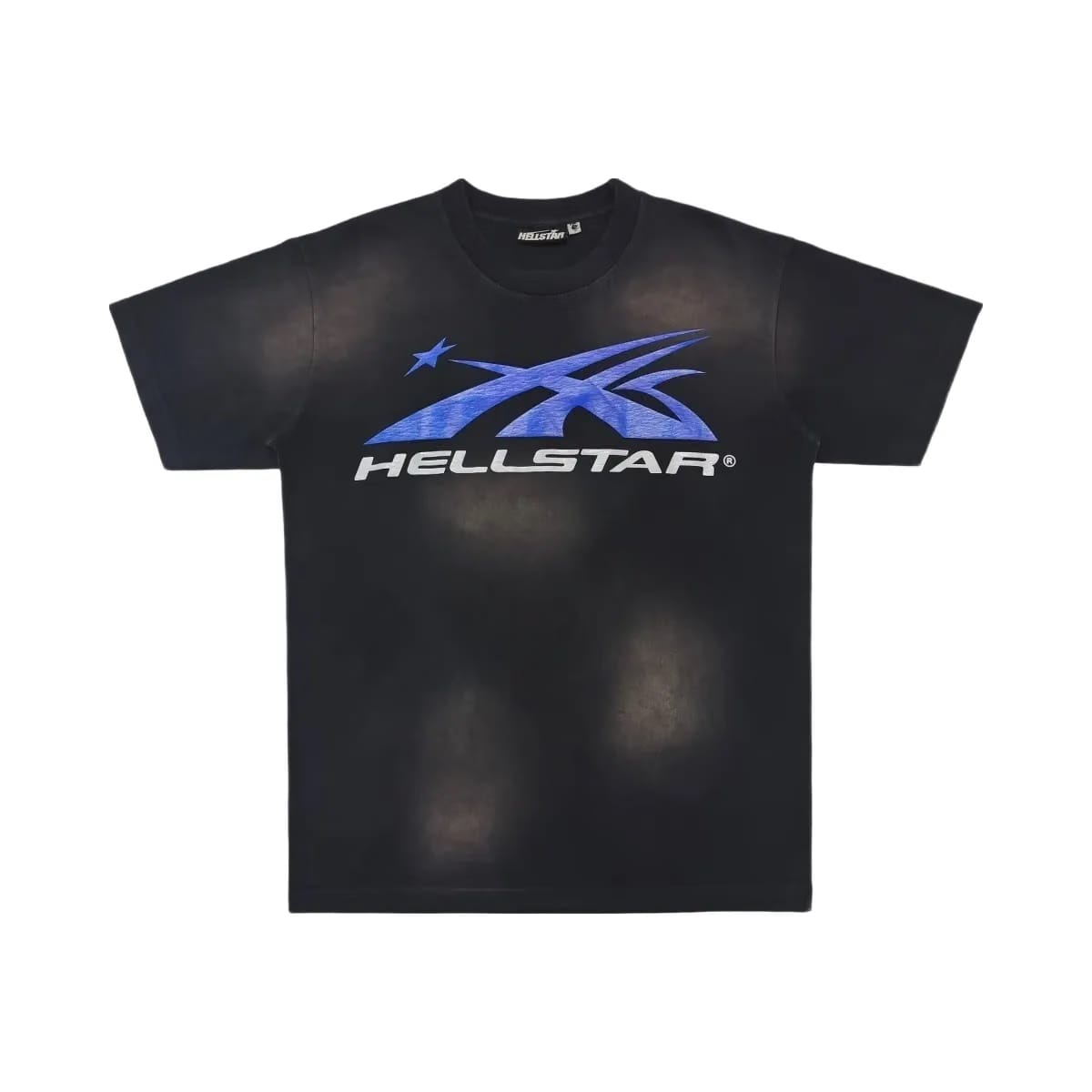Hellstar Gel Sport Logo (Black/Blue) T-Shirt