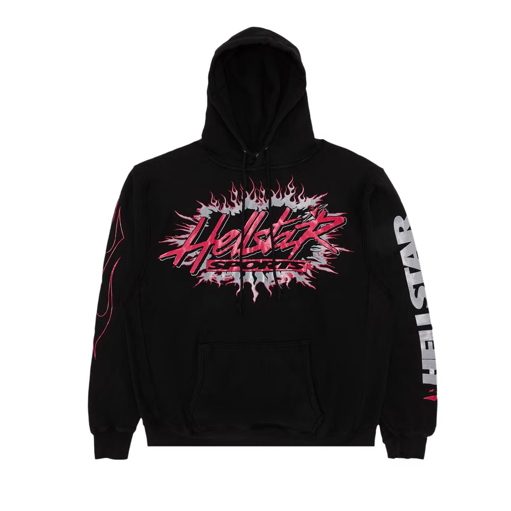 Hellstar Sports Future Flame Hoodie Black