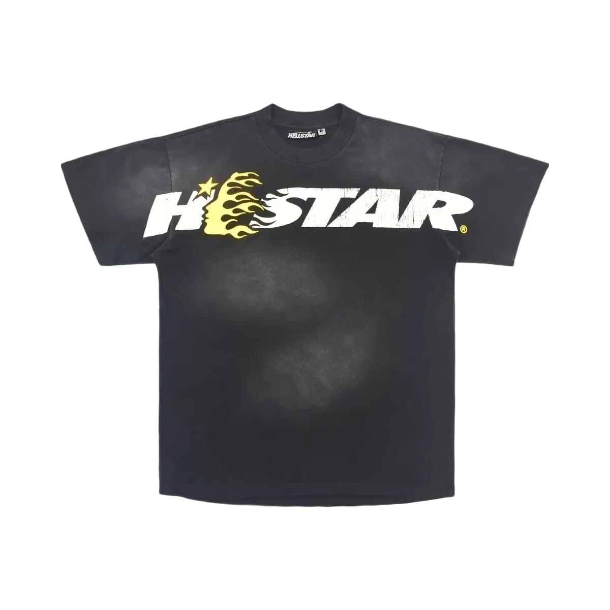 Hellstar Studios Cartoon Logo T-Shirt Yellow
