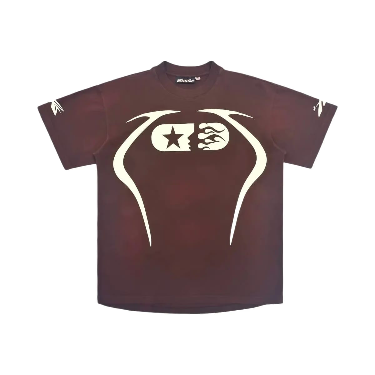 Hellstar Warm Up T-Shirt Brown