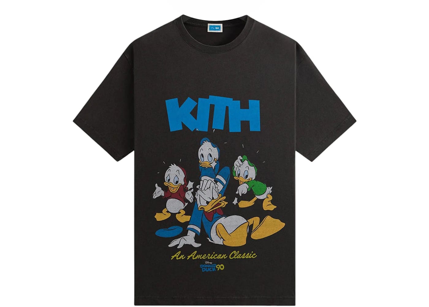 Kith Disney Donald Duck Classic Vintage T-Shirt Black