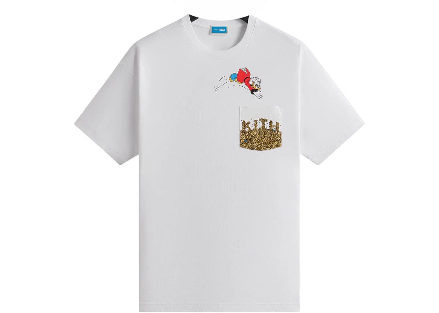Kith Disney Donald Duck Scrooge Coins T-Shirt White