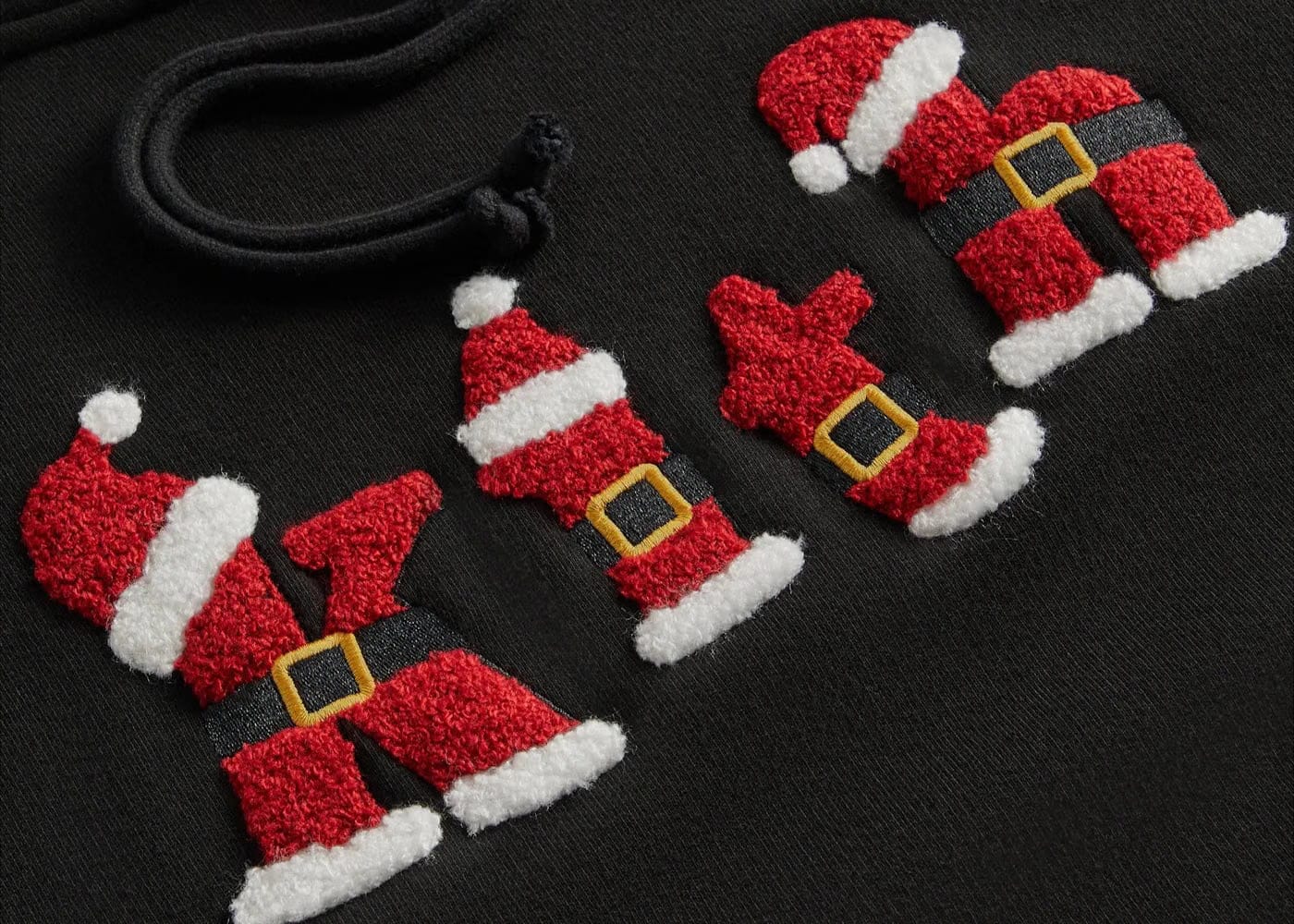 Kith Kithmas Tree Ornament Hoodie Black