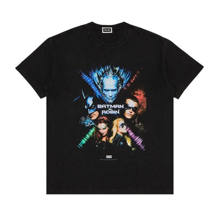 Kith x Batman And Robin Vintage T-Shirt Black