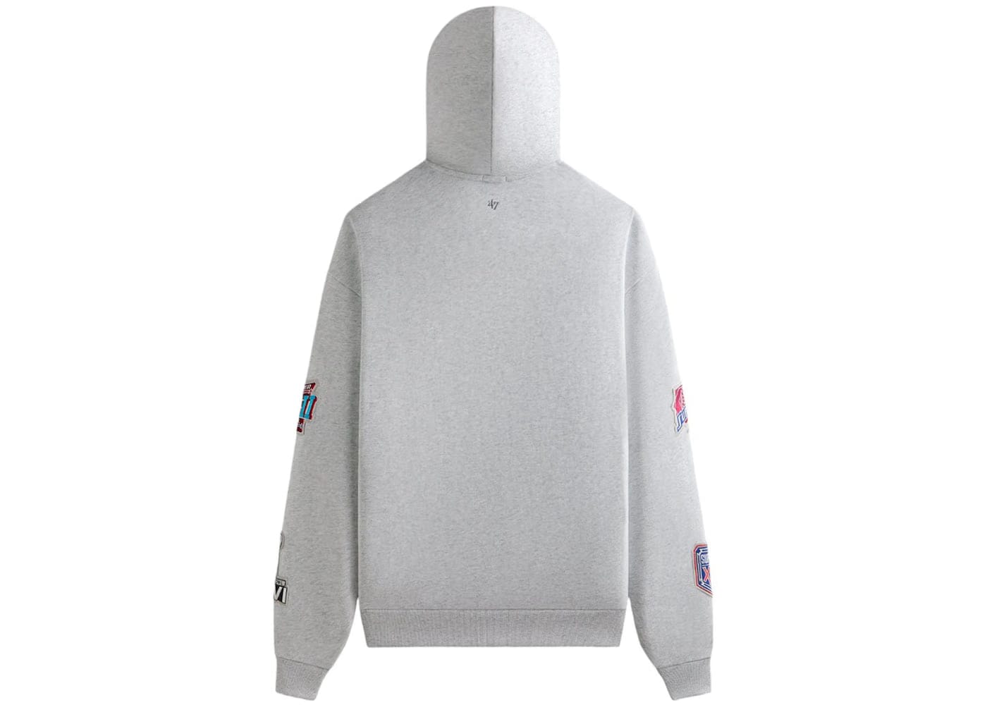 Kith x Nfl 47 Giants Nelson Hoodie Light Heather Grey