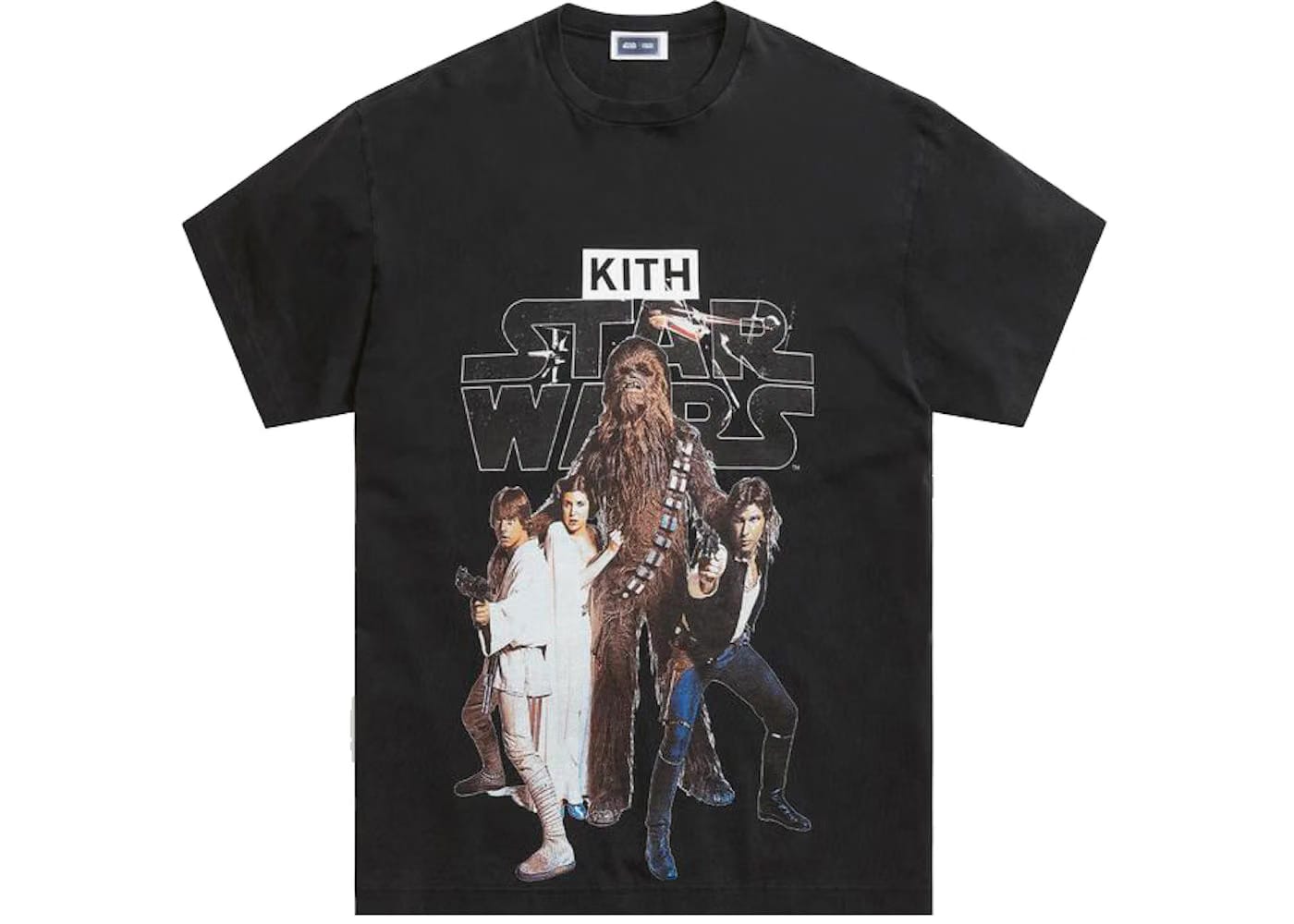 Kith x Star Wars Classic Vintage T-Shirt Black