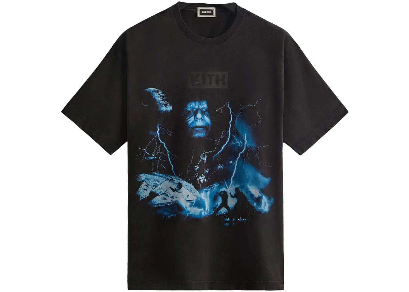Kith x Star Wars Emperor Vintage T-Shirt Black Ph