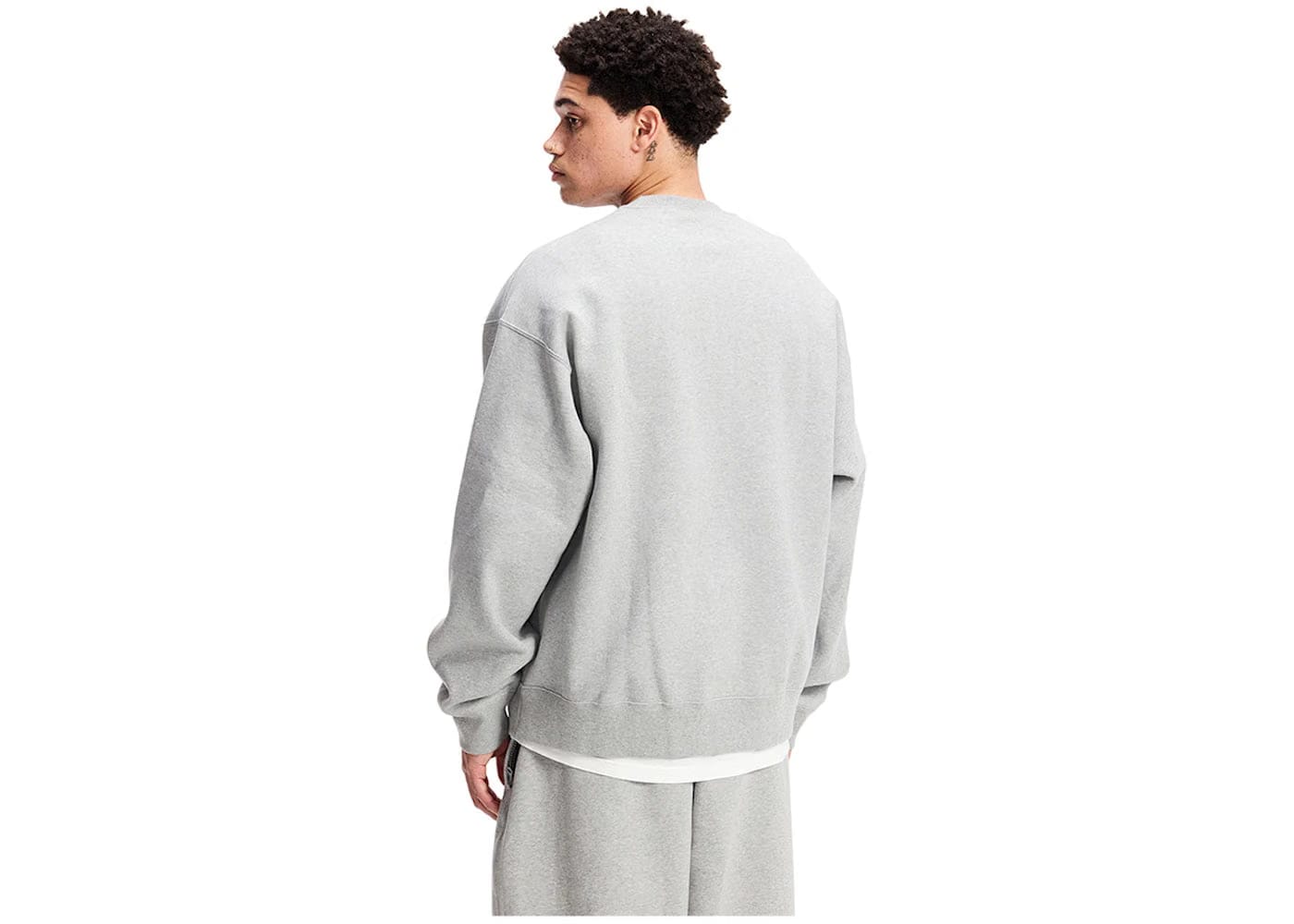 Nike x Stussy Crew Fleece Grey