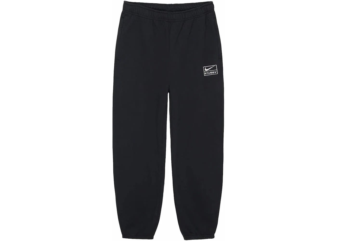 Nike x Stussy Stone Washed Fleece Sweatpants (Fw23) Black
