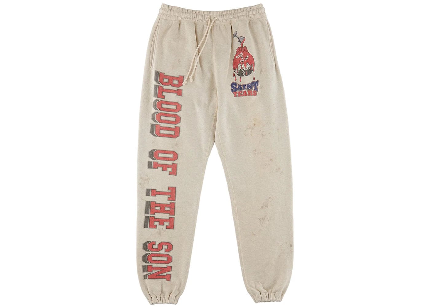 Saint Mxxxxxx x Denim Tears Holy Grail Sweatpants Vintage Grey