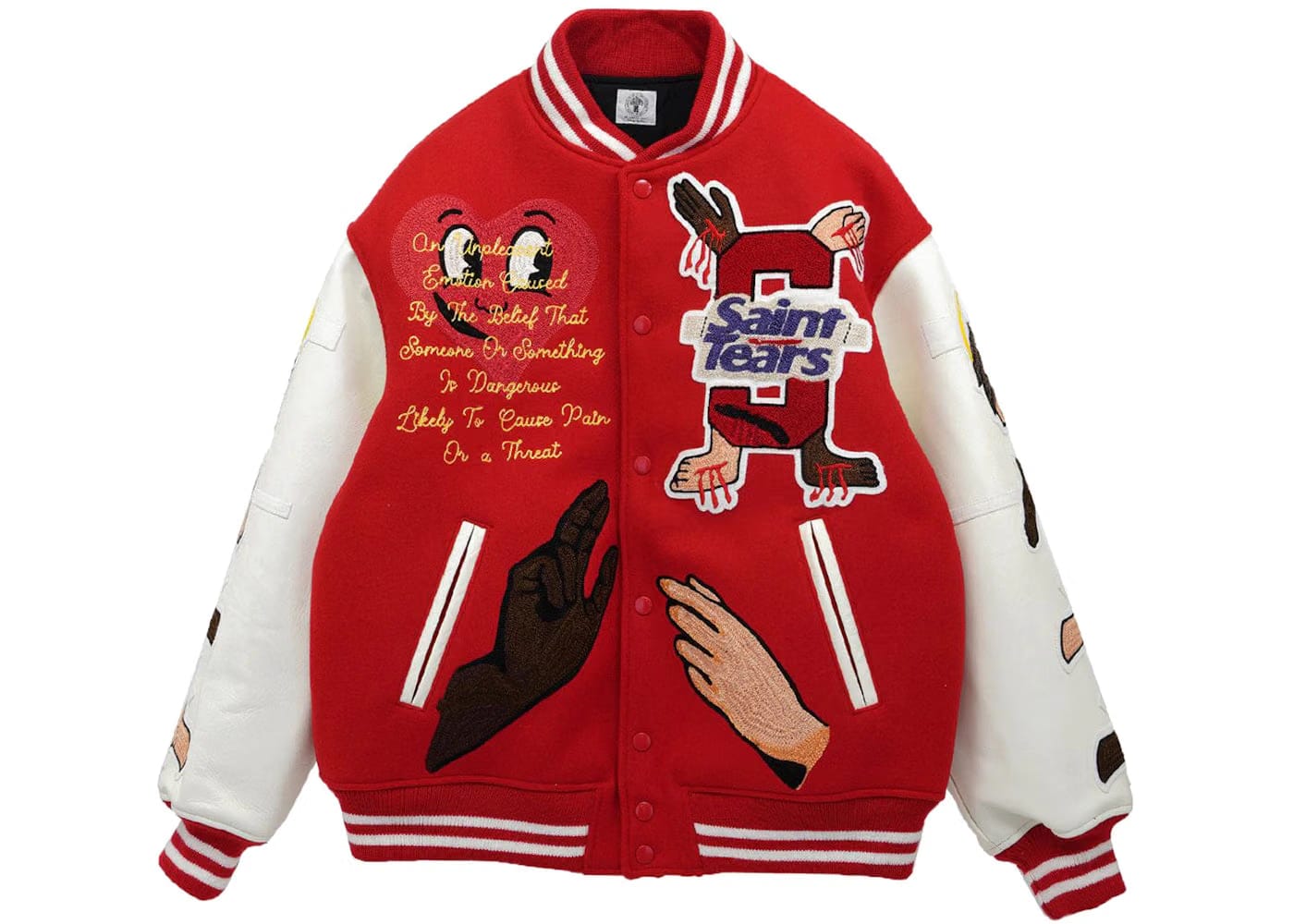 Saint Mxxxxxx x Denim Tears Stadium Jacket Red