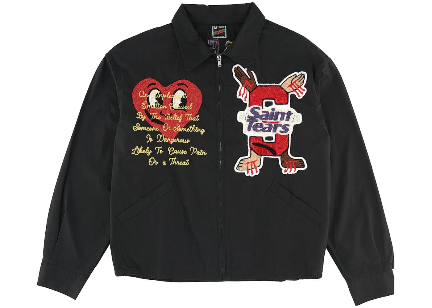 Saint Mxxxxxx x Denim Tears Swing Top Jacket Black