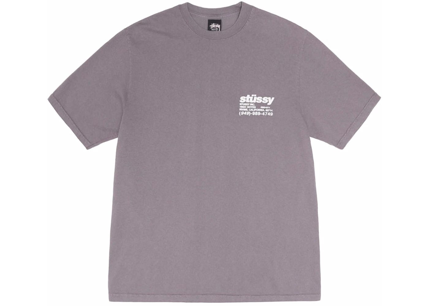 Stussy Dna Pigment Dyed T-Shirt Shark