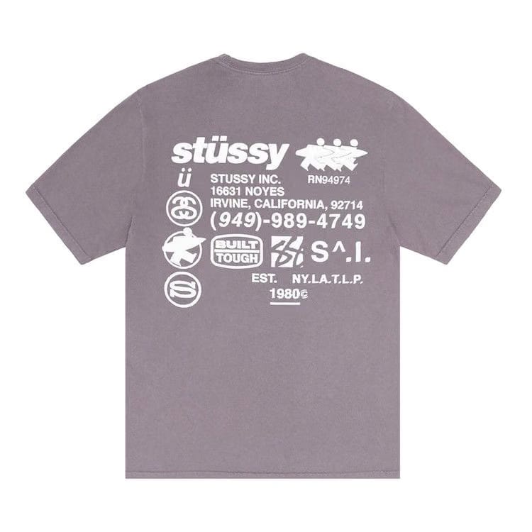 Stussy Dna Pigment Dyed T-Shirt Shark