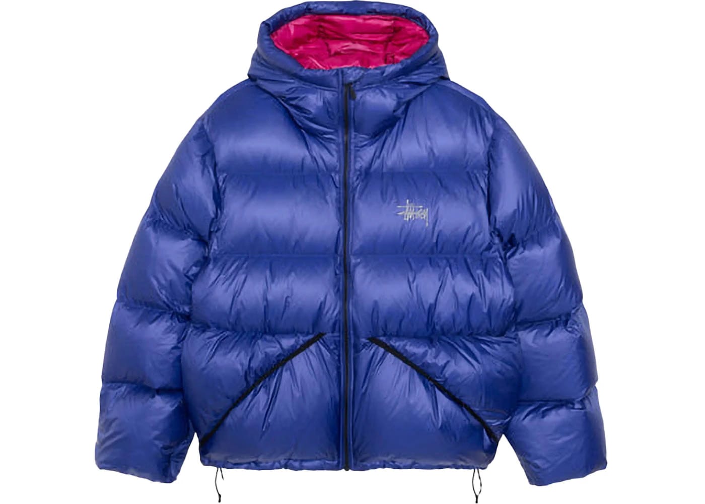 Stussy Down Micro Ripstop Parka Blue