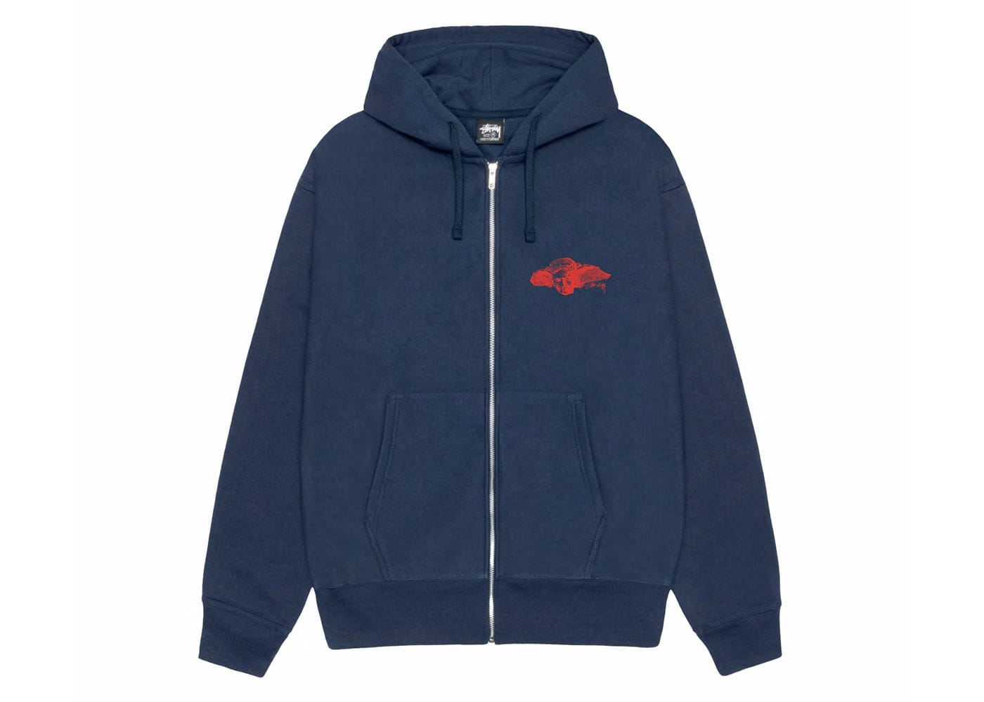 Stussy Hypnos Zip Hoodie Navy