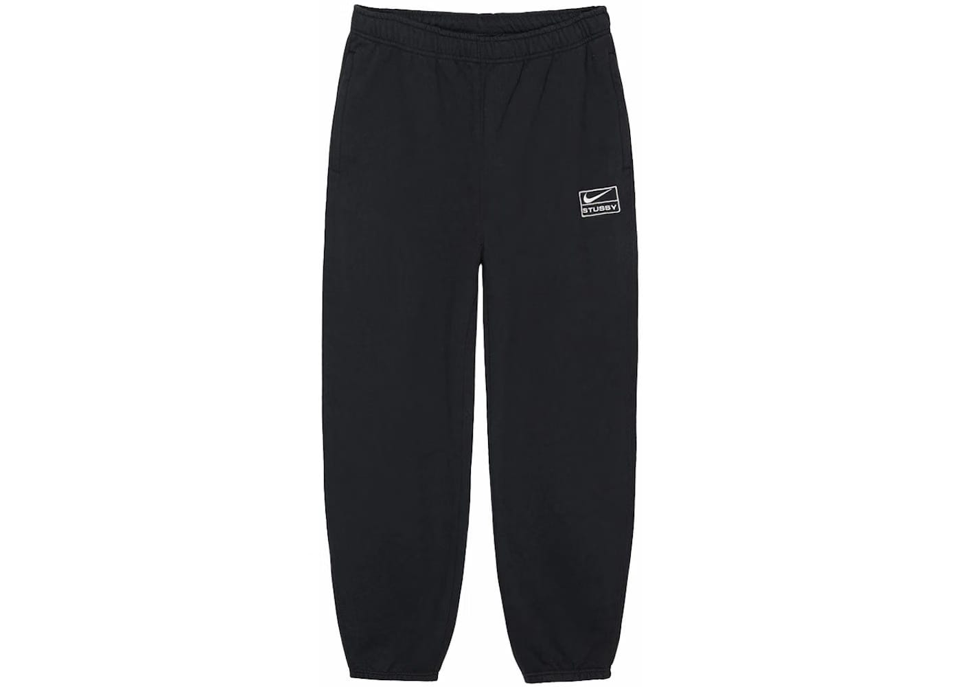 Stussy x Nike Stone Washed Fleece Pant (Ss24) Black