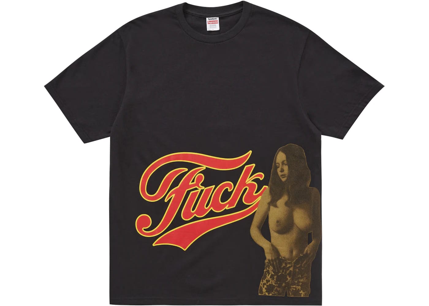 Supreme Hysteric Glamour Fuck T-Shirt Black