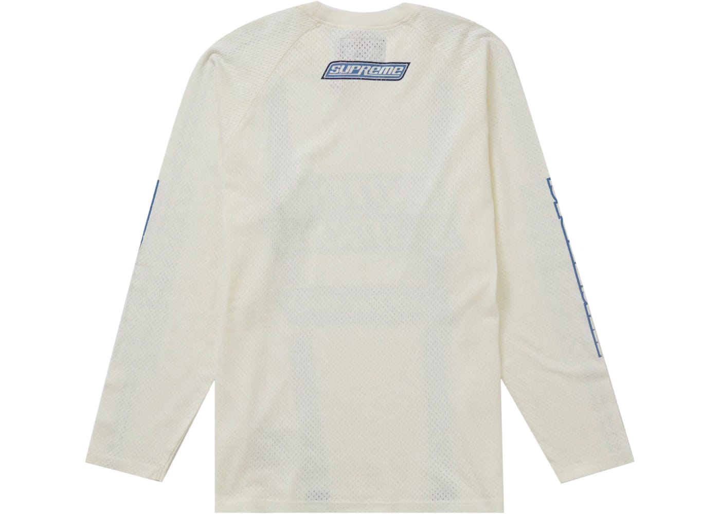 Supreme Hysteric Glamour Mesh L/S Top White