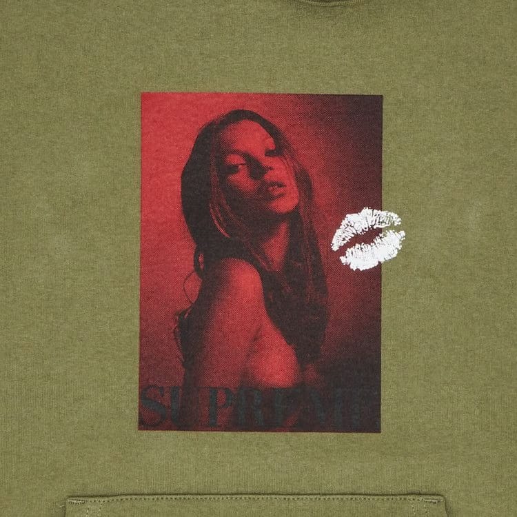 Supreme Kate Moss Hoodie Light Olive