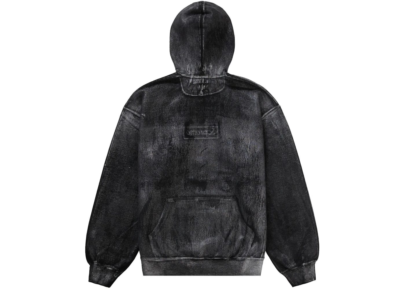 Supreme Mm6 Maison Margiela Foil Box Logo Hoodie Black