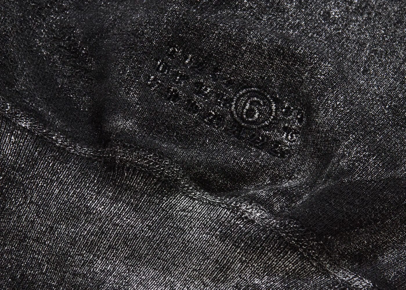 Supreme Mm6 Maison Margiela Foil Box Logo Hoodie Black