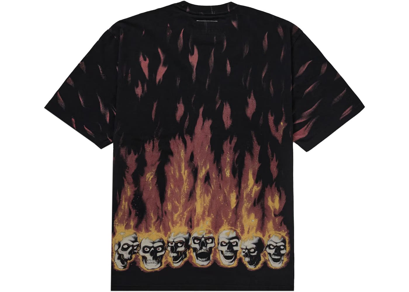 Supreme Mm6 Maison Margiela Liquid Blue Oversized T-Shirt Black