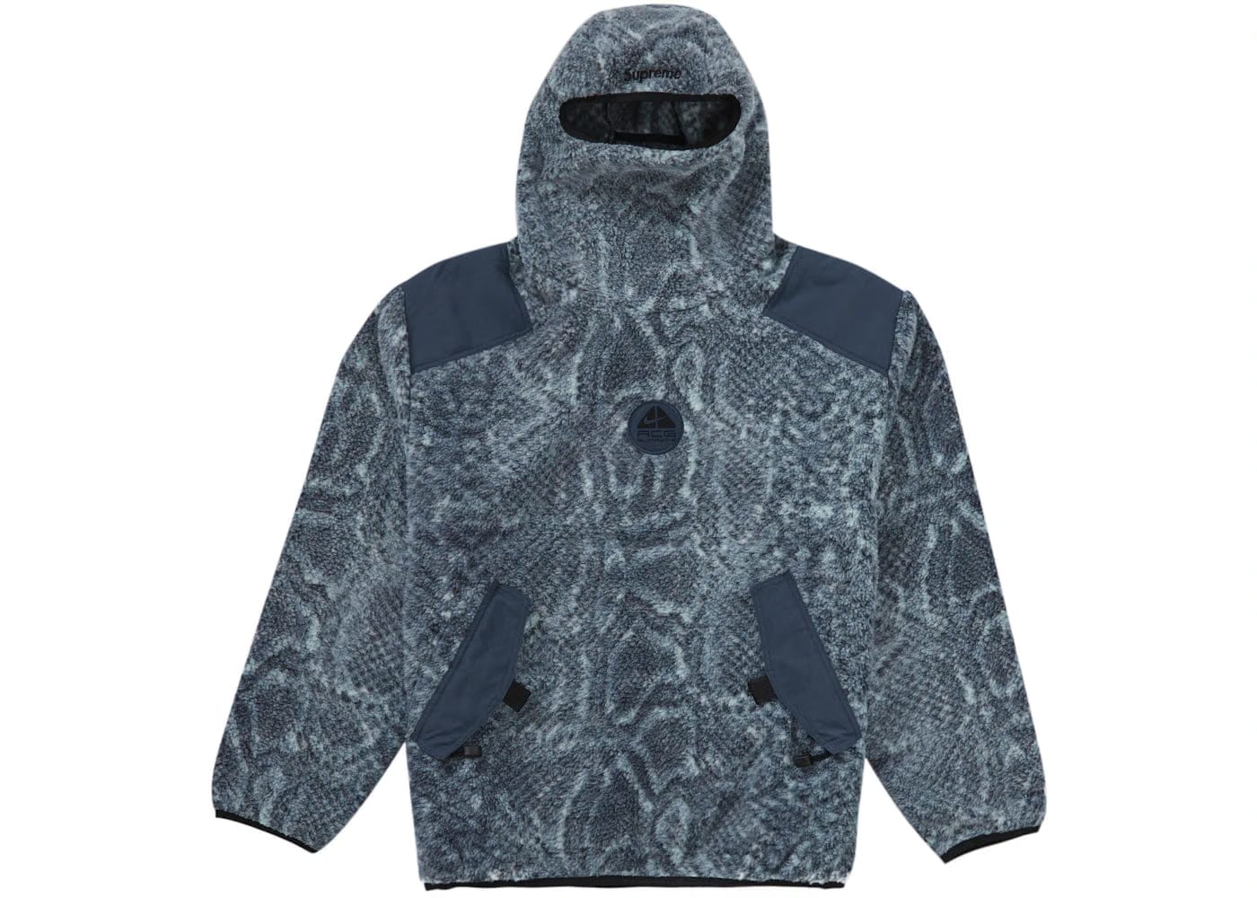 Supreme Nike Acg Fleece Pullover Mint Snakeskin