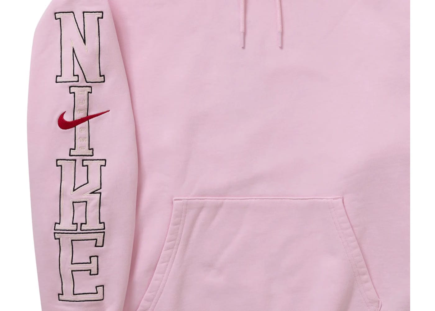 Supreme Nike Hoodie Light Pink